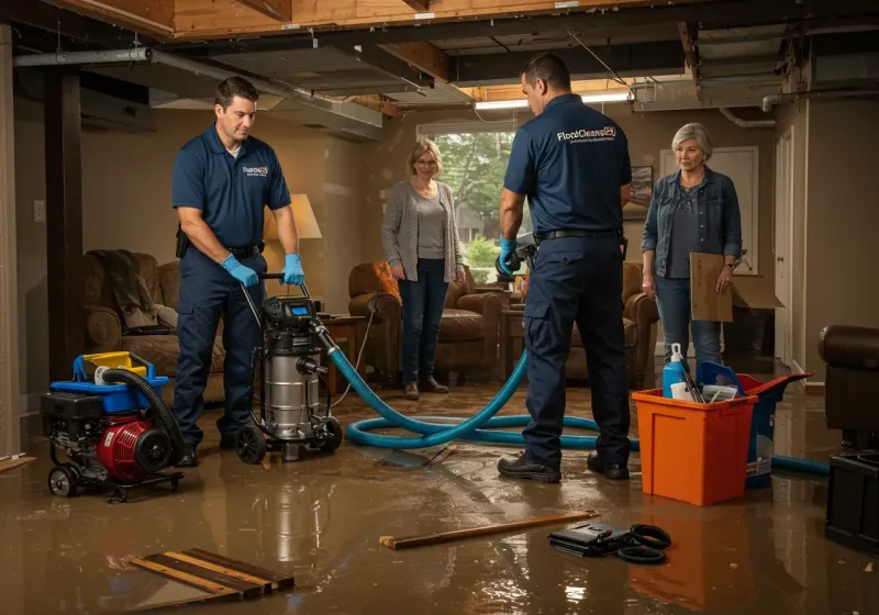 Basement Water Extraction and Removal Techniques process in Pinetops, NC